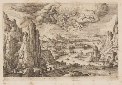 Plate 27, from Landscapes with Scenes from the Old and New Testament and Ovid’s Metamorphoses