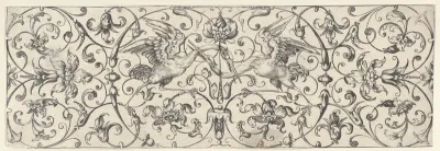 Plate 3, from "Friezes with Birds, Flowers and Meandering Wreaths and Scrolls"