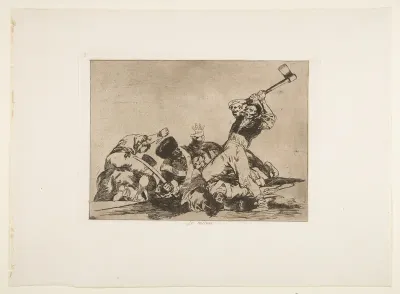 Plate 3 from "The Disasters of War" (Los Desastres de la Guerra): 'The same' (Lo mismo)