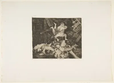 Plate 30 from "The Disasters of War" (Los Desastres de la Guerra): Ravages of war (Estragos de la guerra)