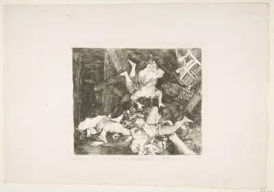 Plate 30 from "The Disasters of War" (Los Desastres de la Guerra): 'Ravages of War' (Estragos de la guerra)
