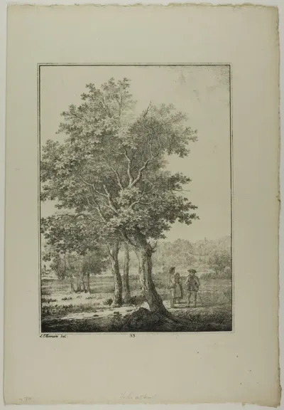 Plate 33 from Blatt Baum und Landschafts Studien
