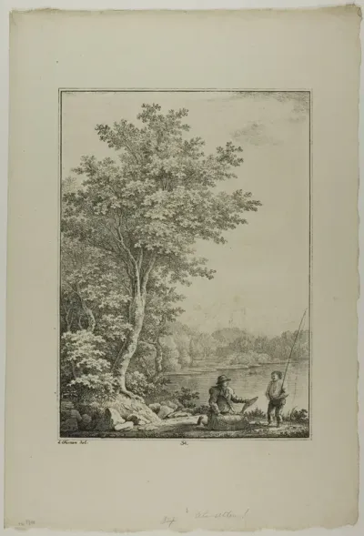 Plate 34 from Blatt Baum und Landschafts Studien