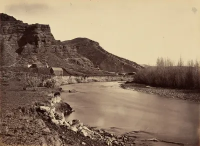 Plate 35. Echo City, Looking Up Weber River