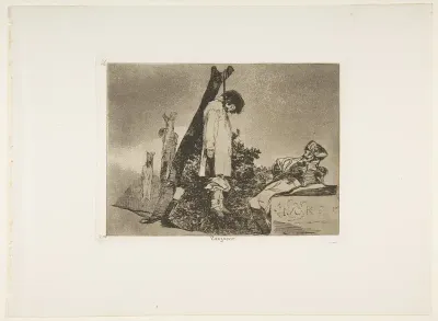 Plate 36 from "The Disasters of War" (Los Desastres de La Guerra): 'Not [in this case] either' (Tampoco)
