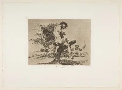Plate 37 from "The Disasters of War" (Los Desastres de La Guerra): This is worse (Esto es peor)