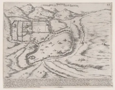 Plate 37, from "Trattato delle Piante & Immagini de Sacri Edifizi di Terra Santa" (Treatise of the Plans & Images of the Sacred Buildings of the Holy Land)