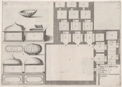 Plate 38, from "Trattato delle Piante & Immagini de Sacri Edifizi di Terra Santa" (Treatise of the Plans & Images of the Sacred Buildings of the Holy Land)