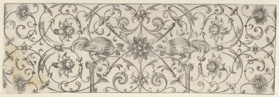 Plate 4, from "Friezes with Birds, Flowers and Meandering Wreaths and Scrolls"