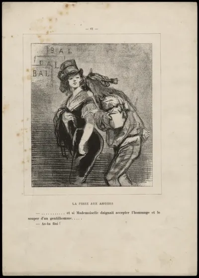Plate 4 from La Foire Aux Amours(The Fair of Love)