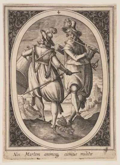 Plate 4 from Military Figures