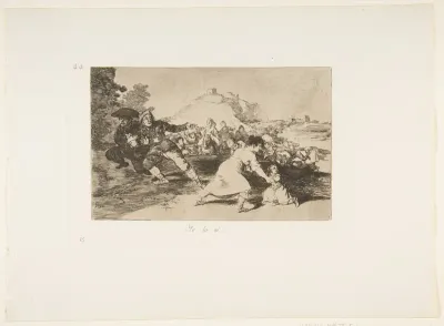 Plate 44 from "The Disasters of War" (Los Desastres de la Guerra): I saw it (Yo lo vi)
