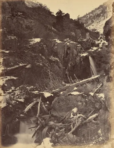 Plate 46. City Creek Canon, near City Creek Falls