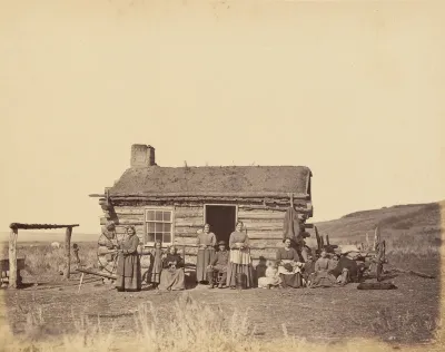 Plate 48. Mormon Family, Great Salt Lake Valley