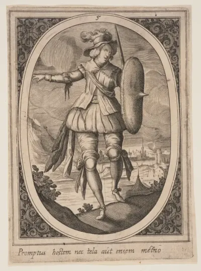 Plate 5 from Military Figures