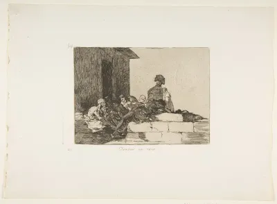 Plate 54 from "The Disasters of War" (Los Desastres de la Guerra): Appeals are in vain (Clamores en vano)