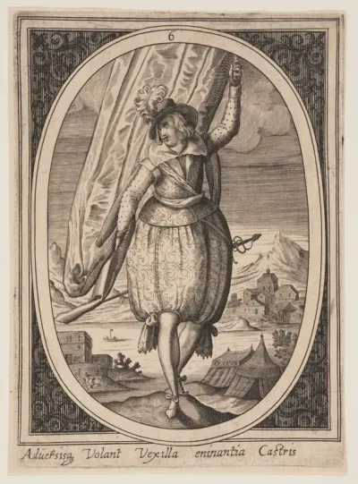 Plate 6 from Military Figures