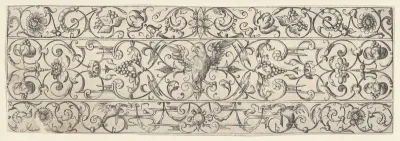 Plate 8, from "Friezes with Birds, Flowers and Meandering Wreaths and Scrolls"