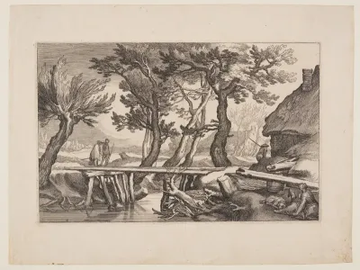 Plate 8, from Landscapes with Farmhouses