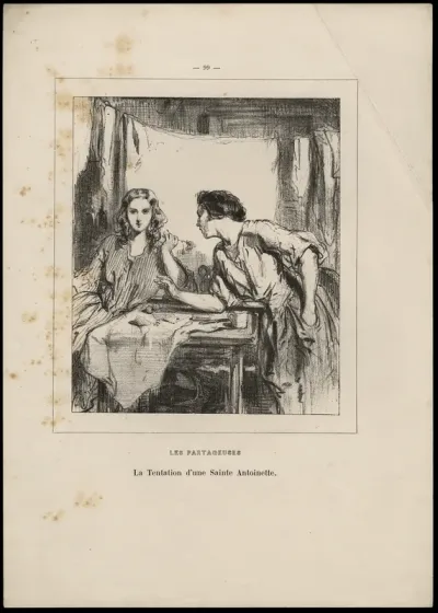 Plate 8 from Les Partageuses (The Gossipers)