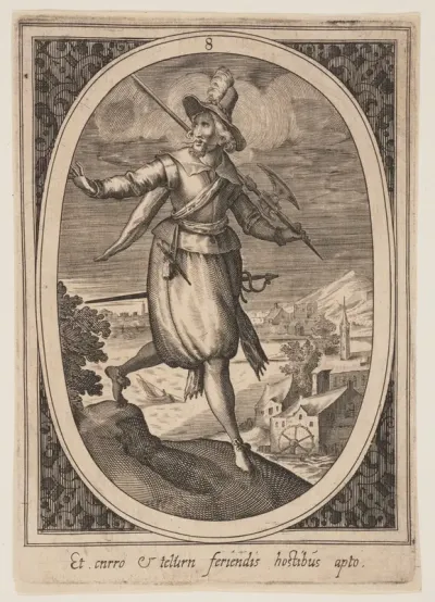 Plate 8 from Military Figures