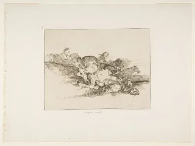 Plate 8 from "The Disasters of War" (Los Desastres de la Guerra): 'It always happens' (Siempre sucede)