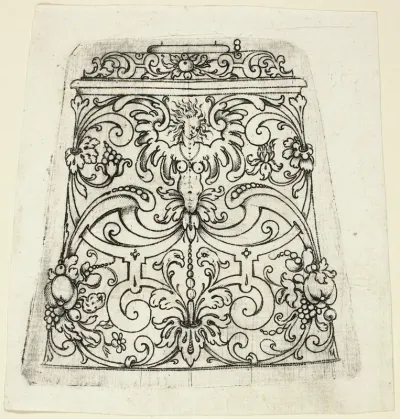 Plate 8, from twenty ornamental designs for goblets and beakers