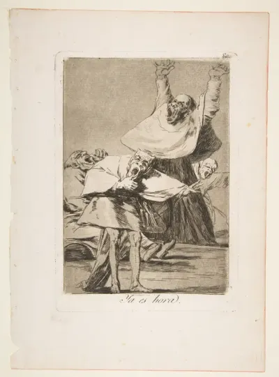 Plate 80 from "Los Caprichos": It is time (Ya es hora)