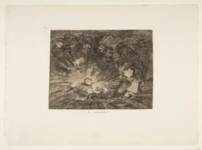 Plate 80 from "The Disasters of War" (Los Desastres de la Guerra): Will she rise again? (Si resucitará?)