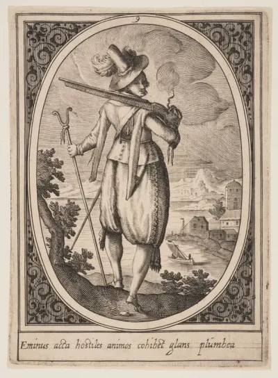 Plate 9 from Military Figures
