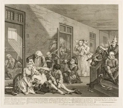 Plate Eight, from A Rake's Progress