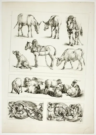 Plate fifteen of 38 from Oeuvres de J. B. Huet