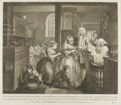 Plate Five, from A Rake's Progress