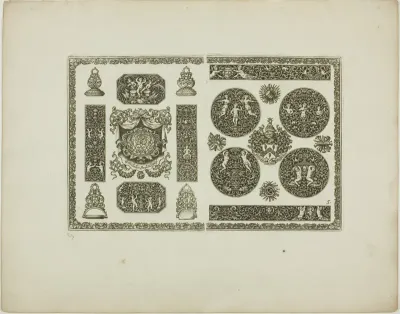 Plate Five, from Book of Ornament