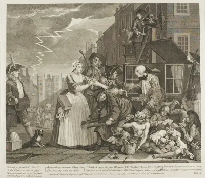 Plate Four, from A Rake's Progress