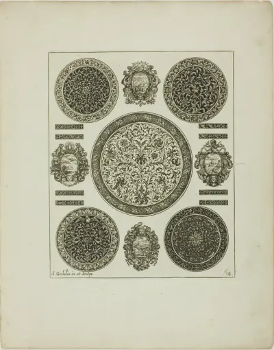 Plate Four, from Book of Ornament