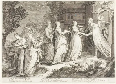 Plate Four, from Five Wise and Five Foolish Virgins