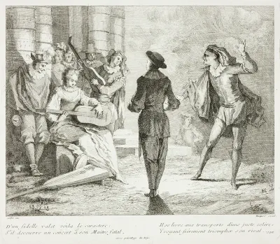 Plate from Livre de Scenes Comiques