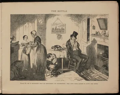 Plate II, He Is Discharged from His Employment for Drunkenness