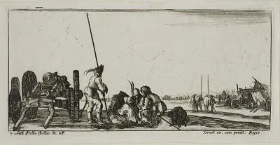 Plate Nine from Drawings of Several Movements by Soldiers