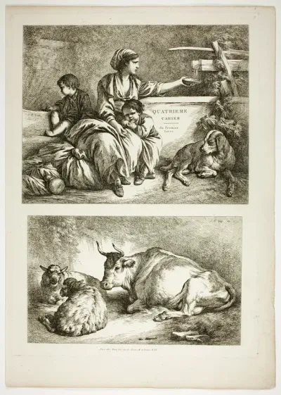 Plate Nineteen of 38 from Oeuvres de J. B. Huet