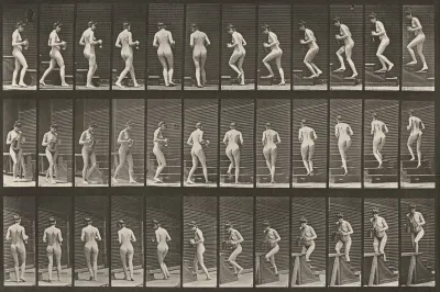 Plate Number 103. Turning and ascending stairs with a pitcher and goblet in hands