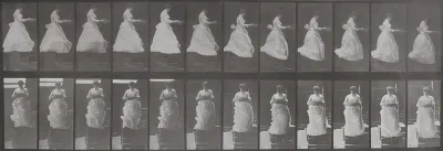 Plate Number 134. Descending stairs with a basin in hands