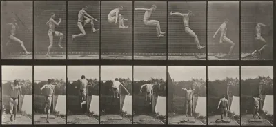 Plate Number 160. Jumping, running broad jump