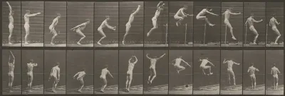 Plate Number 161. Jumping, standing high jump