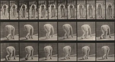 Plate Number 184. Walking on hands and feet