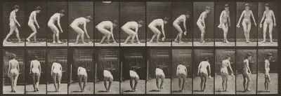 Plate Number 220. Stooping, and lifting handkerchief and turning