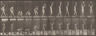 Plate Number 222. Stooping, lifting a water jar to head and turning