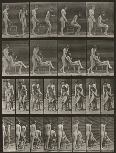 Plate Number 239. One woman standing, another sitting and crossing legs