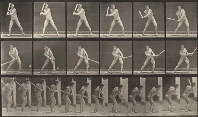 Plate Number 275. Baseball, batting a low ball
